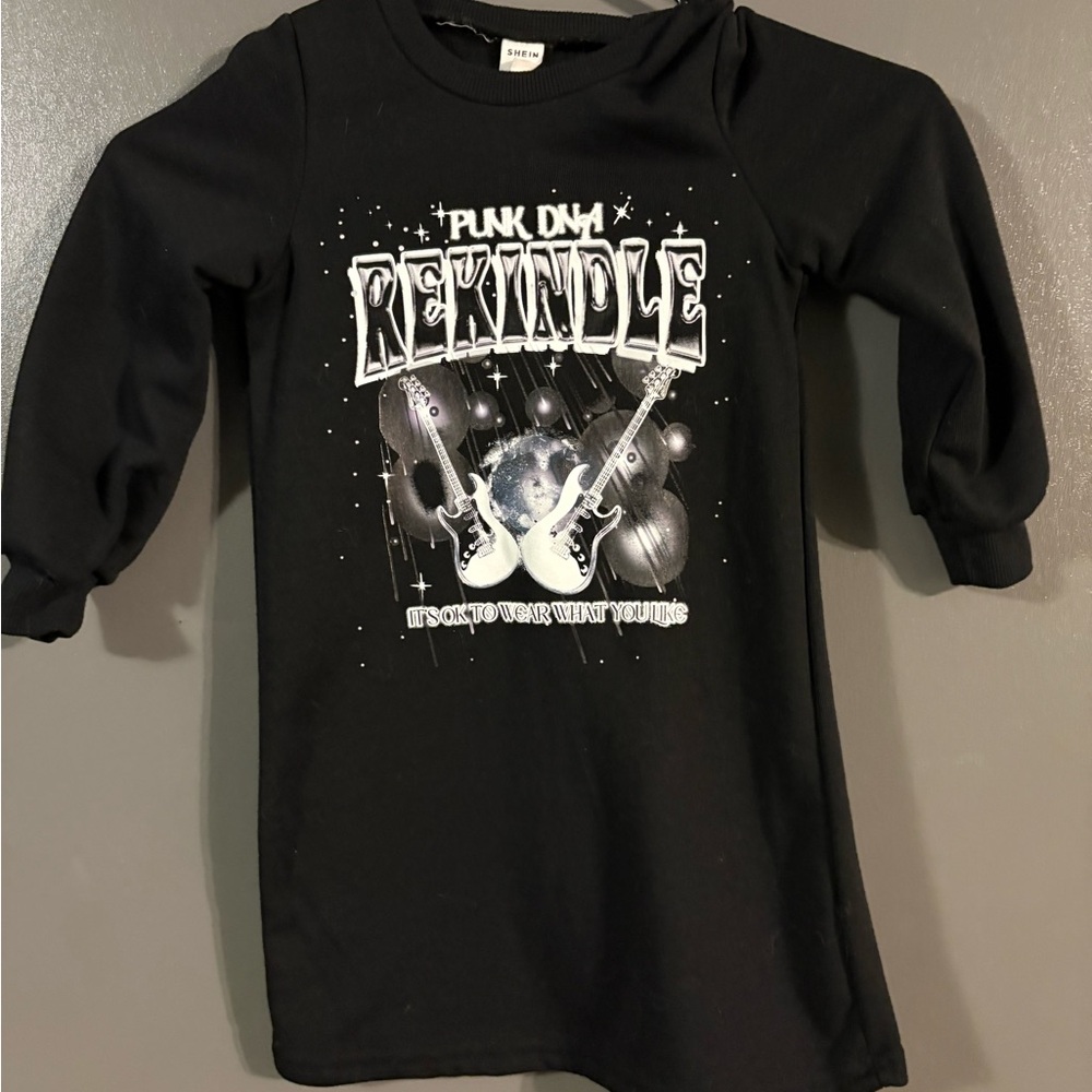 Punk Day Black Kids long kids Shirt SZ 3T-4T